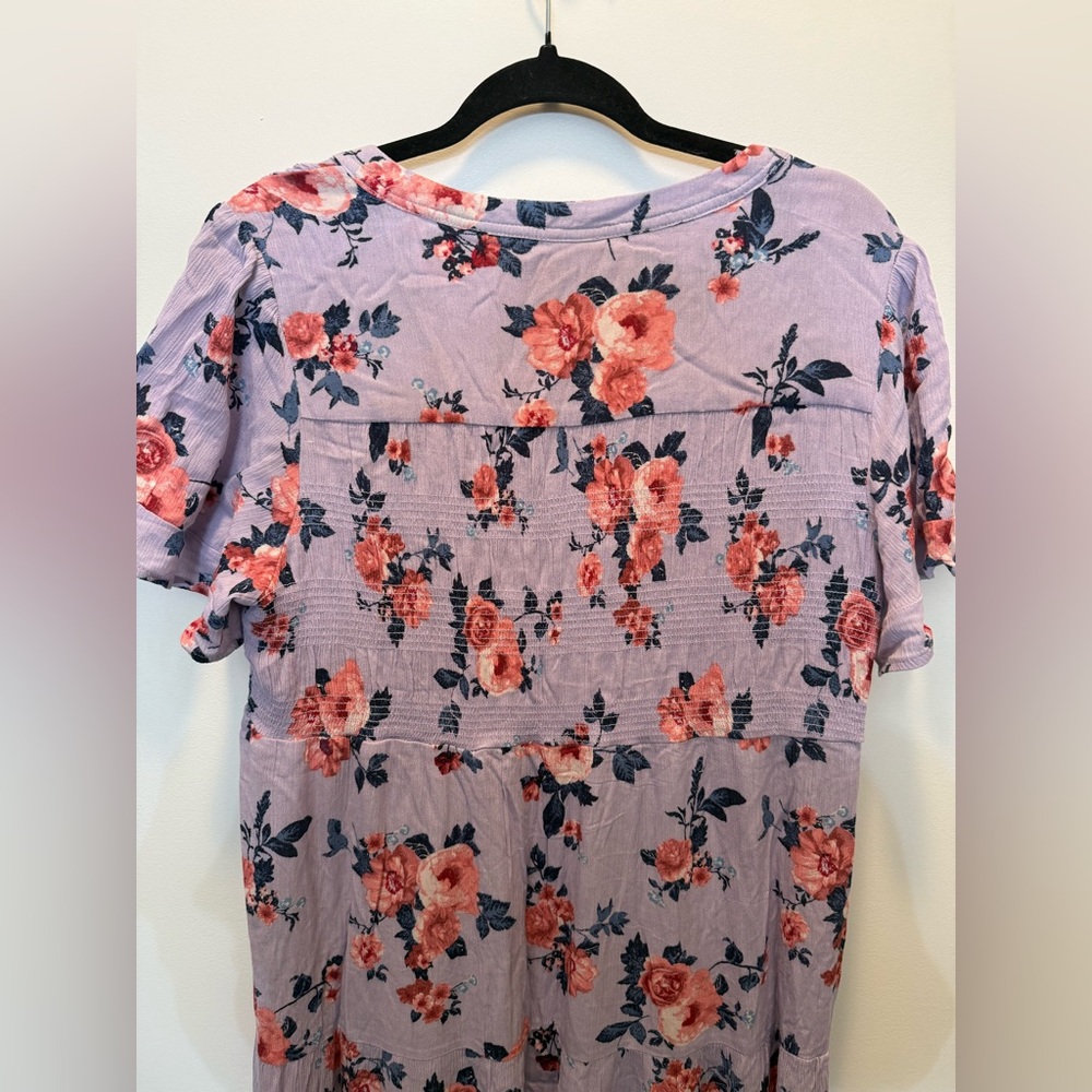 Knox Rose Lavender Floral Maxi Dress‎ - Size M - Picture 5 of 10